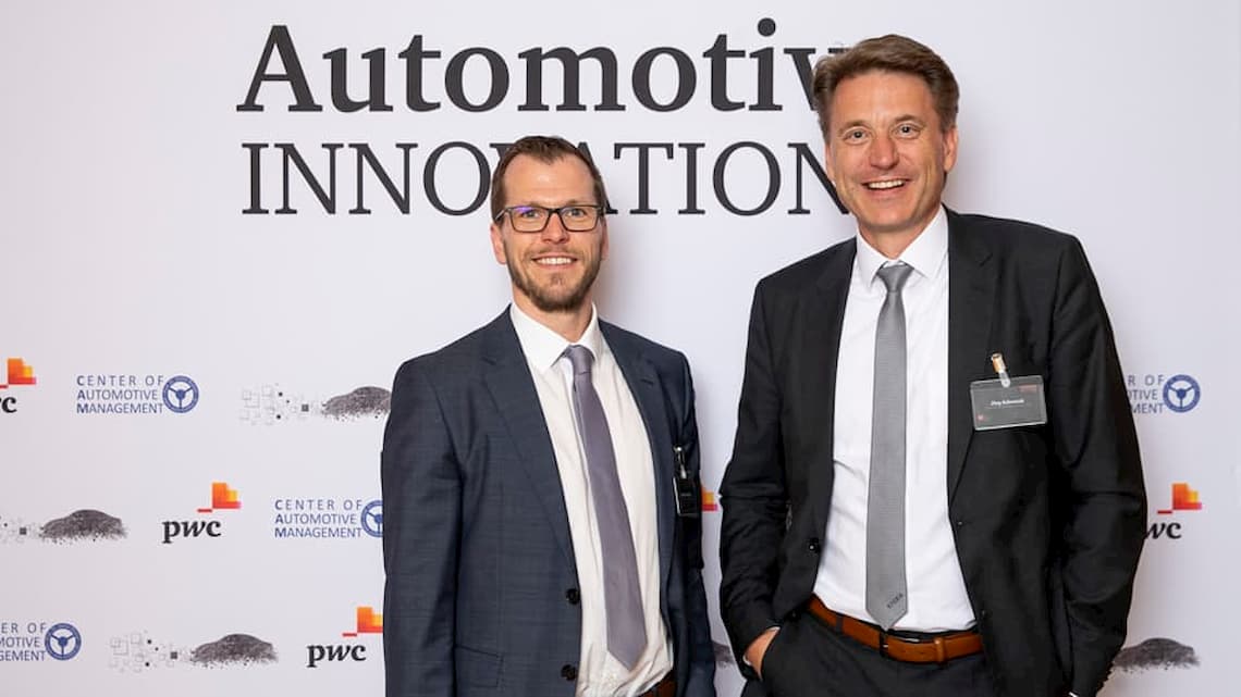 Andreas Pirchner, Head of New Business Incubator at KOSTAL & Jörg Schwerak, Vice President Research & Development of KOSTAL Automotive Electrical Systems 
